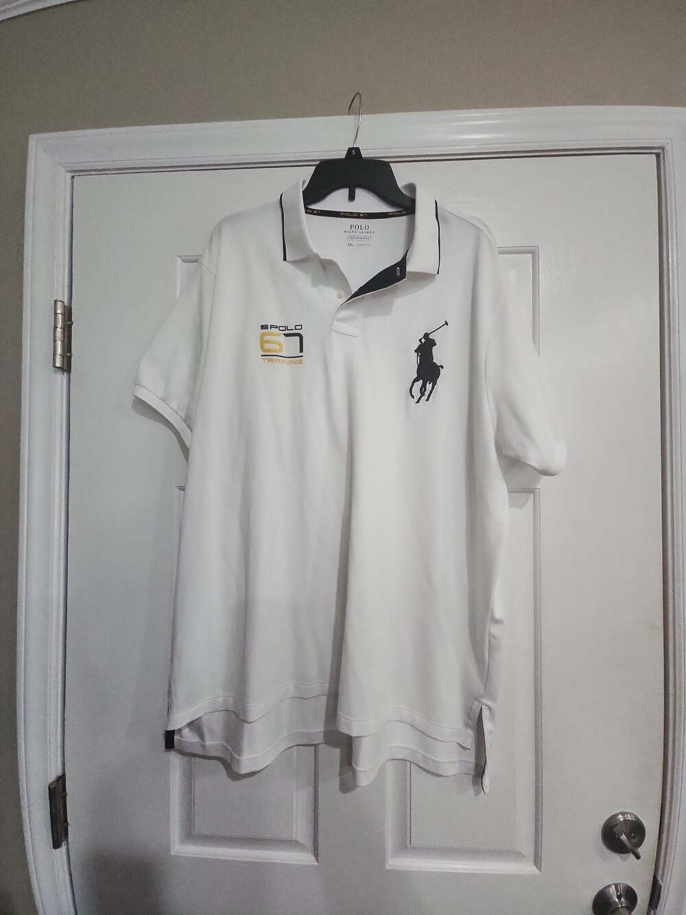Polo Ralph Lauren Performance Polo 67 Training Shirt White XXL